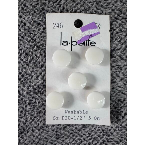 5 PACK VINTAGE BUTTONS NEW NEVER USED - Picture 5 of 6